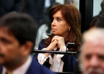 Julgamento da ex-presidente da Argentina Cristina Kirchner acusada de corrupção, associação ilícita e desvio de verbas de obras públicas, em Buenos Aires, Argentina.