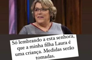 Barbara Gancia ataca filha de Bolsonaro de 11 anos: parece uma p