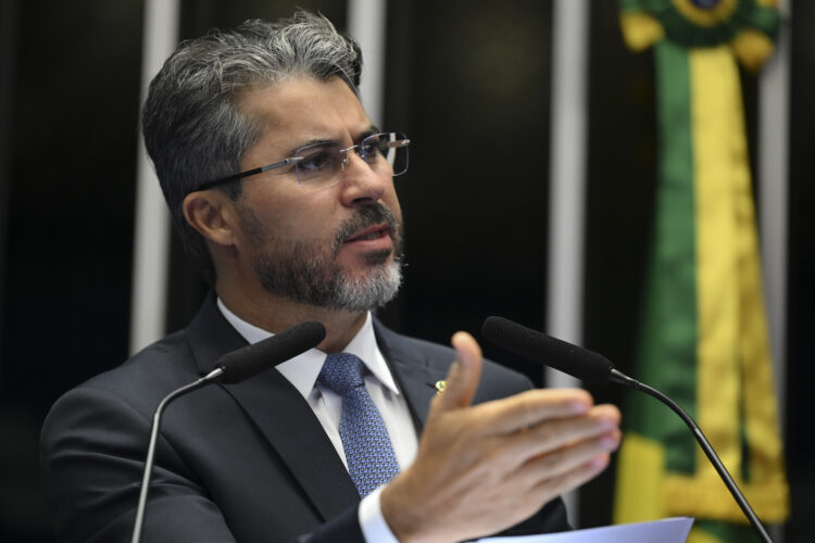 Plenário do Senado Federal durante sessão deliberativa ordinária. Período do expediente.
Em discurso, à tribuna, senador Marcos Rogério (PL-RO).
Foto: Saulo Cruz/Agência Senado